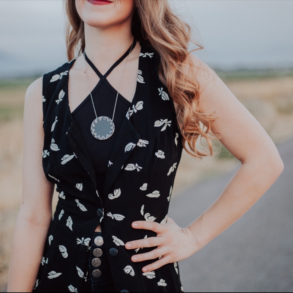 Black and Gray Pendant